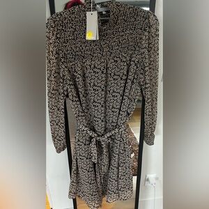 Boden smocked floral knee length dress. Size 6